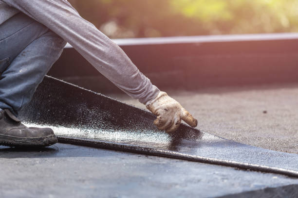 Professional Foundation Crack Repair technician working in Rothbury, MI
